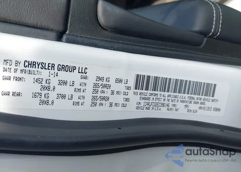 2014 Jeep Grand Cherokee Overland from USA, damaged, VIN 1C4RJFCG2EC396146